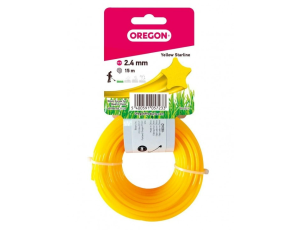 OREGON ŻYŁKA DO KOSY GWIAZDKA 2,4mm x 15m YELLOW STARLINE