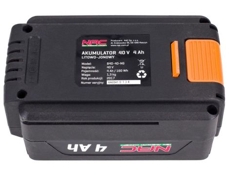 NAC AKUMULATOR 40 V 4Ah, OGNIWA SAMSUNG - 2