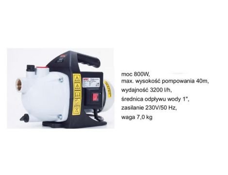 NAC POMPA OGRODOWA  800W /GPE80-K .