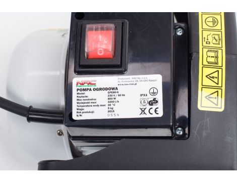 NAC POMPA OGRODOWA  800W /GPE80-K . - 2