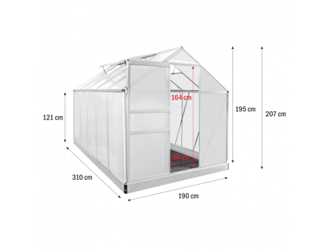 NAC SZKLARNIA POLIWĘGLAN 310x190x195/121cm....