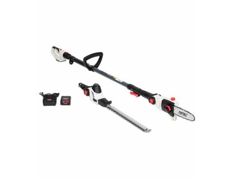 NAC URZĄDZENIE DWUFUNKCYJNE AKUM. NA WYSIĘGNIKU NOŻYCE + PIŁA 18V 1x1,5Ah