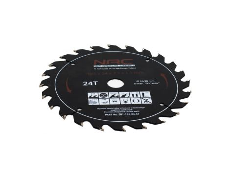 NAC.TARCZA WIDIOWA 36 ZĘBY 185mm SB1-185-36-AT