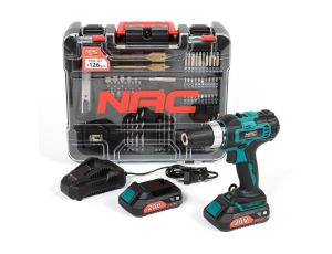 NAC.WKRĘTARKA 20V 2x2,0Ah + AKCESORIA