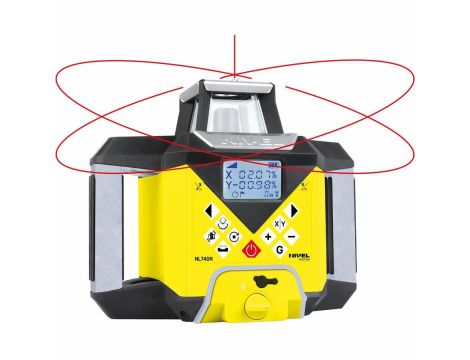 NIVEL SYSTEM LASER OBROTOWY NL740R DIGITAL CZERWONY