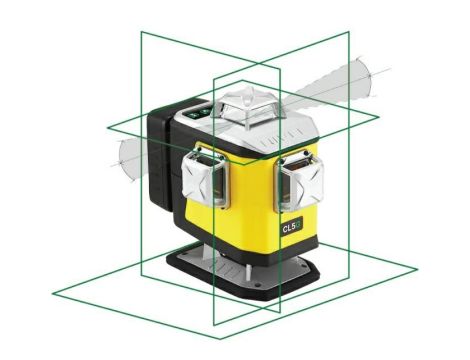 NIVEL SYSTEM LASER PŁASZCZYZNOWY CL5G 3x360° ZIELONY