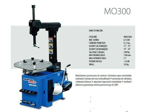 MONTAŻOWNICA AUTOMATYCZNA DO OPON  MO300   400V