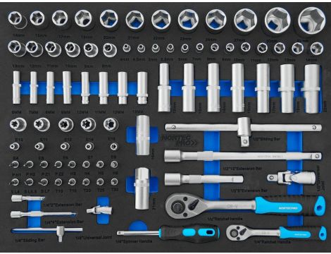 WÓZEK NARZĘDZIOWY 7 SZUFLAD 279el. NORTEC