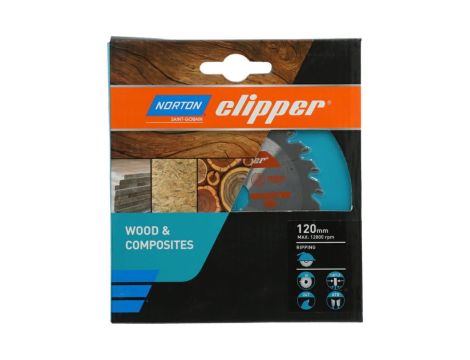 NORTON PIŁA TARCZOWA 120mm x 20mm x 24z DREWNO I KOMPOZYTY ATB (1,8 / 1,2) - 2