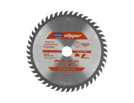 NORTON PIŁA TARCZOWA 160mm x 20mm x 48z DREWNO I KOMPOZYTY ATB (2,6 / 1,6)