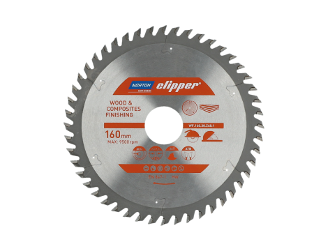 NORTON PIŁA TARCZOWA 160mm x 30mm x 48z DREWNO I KOMPOZYTY ATB (2,6 / 1,6)