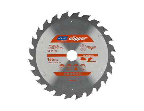NORTON PIŁA TARCZOWA 165mm x 20mm x 24z DREWNO I KOMPOZYTY ATB (2,6 / 1,6)