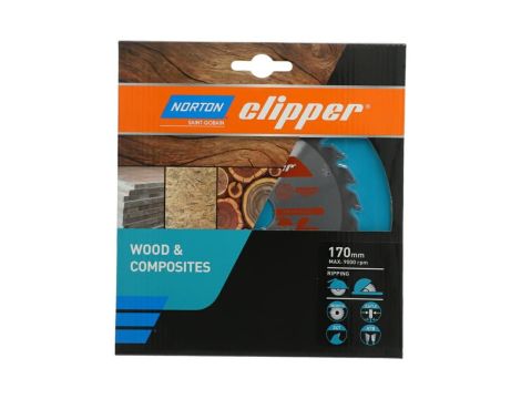 NORTON PIŁA TARCZOWA 170mm x 30mm x 24z DREWNO I KOMPOZYTY ATB (2,6 / 1,6) - 2