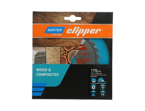 NORTON PIŁA TARCZOWA 170mm x 30mm x 24z DREWNO I KOMPOZYTY ATB (2,8 / 1,8) - 2