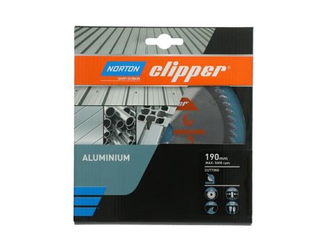 NORTON PIŁA TARCZOWA 190mm x 30mm x 60z ALUMINUM (2,6/1,8) - 2