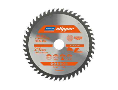 NORTON PIŁA TARCZOWA 210mm x 30mm x 48z DREWNO I KOMPOZYTY ATB (2,8 / 1,8)