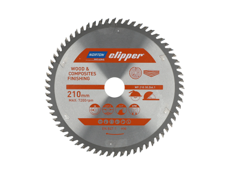 NORTON PIŁA TARCZOWA 210mm x 30mm x 64z DREWNO I KOMPOZYTY ATB (2,8 / 1,8)