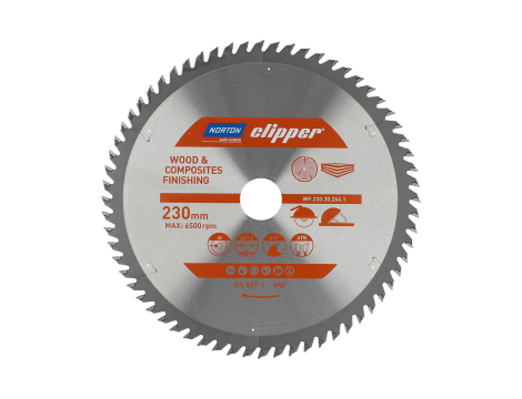 NORTON PIŁA TARCZOWA 230mm x 30mm x 64z DREWNO I KOMPOZYTY ATB (2,8 / 1,8)...