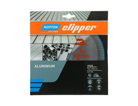 NORTON PIŁA TARCZOWA 255mm x 30mm x 80z ALUMINUM (3,0/2,2) - 2