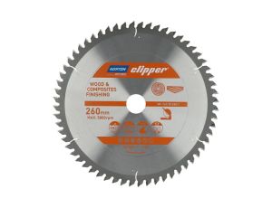 NORTON PIŁA TARCZOWA 260mm x 30mm x 60z DREWNO I KOMPOZYTY ATB Neg (2,6 / 1,8)