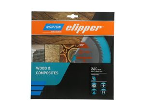 NORTON PIŁA TARCZOWA 260mm x 30mm x 60z DREWNO I KOMPOZYTY ATB Neg (2,6 / 1,8) - image 2