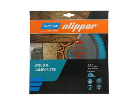 NORTON PIŁA TARCZOWA 280mm x 30mm x 60z DREWNO I KOMPOZYTY ATB (3,2 / 2,2) - 2