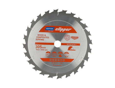 NORTON PIŁA TARCZOWA 305mm x 30mm x 24z DREWNO I KOMPOZYTY ATB (3,2 / 2,2)