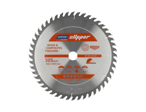 NORTON PIŁA TARCZOWA 305mm x 30mm x 48z DREWNO I KOMPOZYTY ATB (3,2 / 2,2)