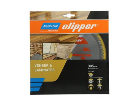 NORTON PIŁA TARCZOWA 305mm x 30mm x 80z LAMINATY I FORNIR (3,0/2,2) - 2