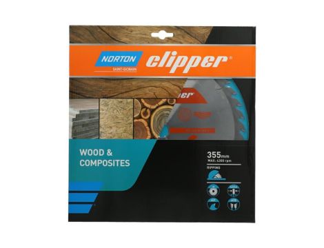 NORTON PIŁA TARCZOWA 355mm x 30mm x 40z DREWNO I KOMPOZYTY ATB (3,2 / 2,4) - 2