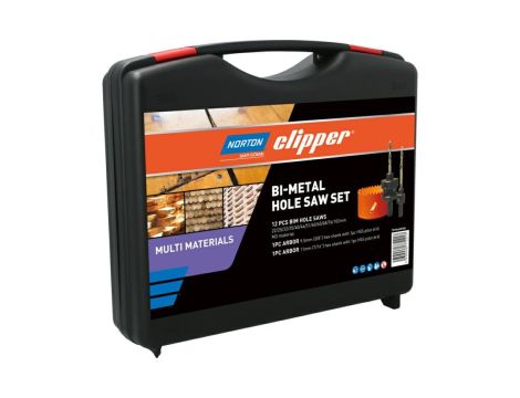 NORTON ZESTAW OTWORNIC BIM 12szt. MULTI MATERIALS