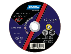 NORTON TARCZA VULCAN 300 x 3.0 x 32mm... A30S DO METALU