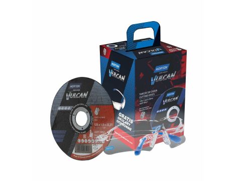 NORTON TARCZA.VULCAN 125 x 1,0 /100szt. INOX+OKULARY GRATIS