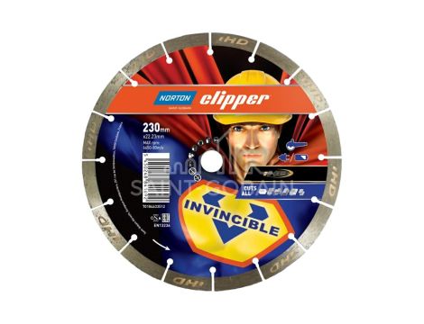 NORTON TARCZA D.SEGMENTOWA 230mm INVICIBLE CUTS ALL