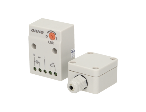 ORNO CZUJNIK ZMIERZCHOWY Z HERMETYCZNĄ ZEWNĘTRZNĄ SONDA W PUSZCE