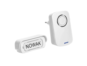 ORNO DZWONEK BEZPRZEWODOWY ERATO AC, SIECIOWY, LEARNING SYSTEM, 100M ...