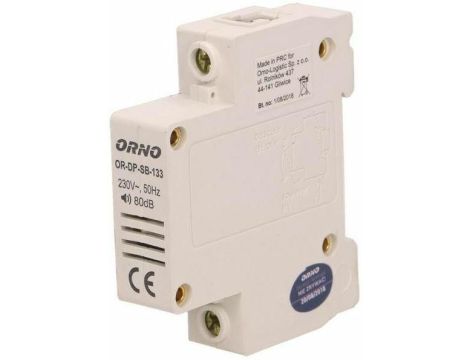 ORNO DZWONEK PRZEWODOWY NA SZYNĘ DIN-1 ...