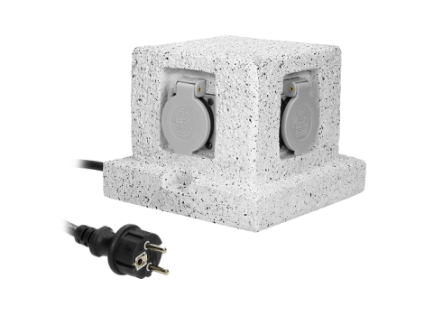 ORNO GN. SŁUPEK 4x2P+Z ( Schuko) H07RN-F 3x1,5mm2, 3M...