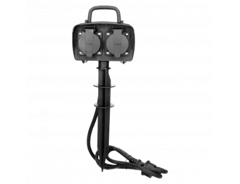 ORNO GNIAZDA OGRODOWE 2x2P+Z  1,5m IP44 SCHUKO && ...