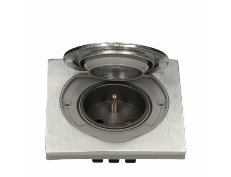 ORNO GNIAZDO ELEKTRYCZNE PODTYNKOWE IP55 STAL NIERDZEWNA HERMETYCZNE ...