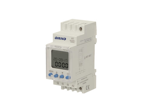 ORNO PROGRAMATOR ELEKTRONICZNY NA SZYNĘ DIN  && ...