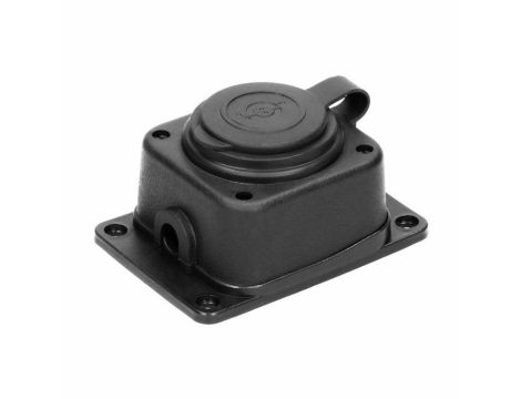 ORNO ROZGAŁĘŹNIK BRYZGOSZCZELNY I ODPORNY NA UDERZENIA IP44, 1x GNIAZDO 2P+Z GUMOWY, UNIEPALNIONY