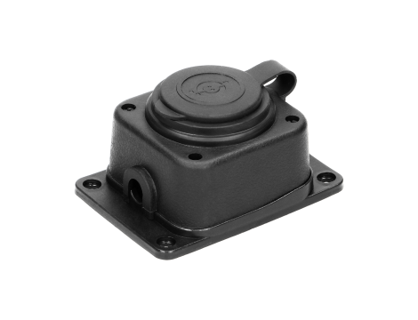 ORNO ROZGAŁĘŹNIK BRYZGOSZCZELNY I ODPORNY NA UDERZENIA IP44, 1x GNIAZDO 2P+Z GUMOWY, UNIEPALNIONY, SCHUKO