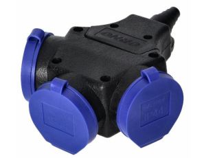 ORNO ROZGAŁĘŹNIK IP44, 3x2+Z, 16A, 230VA ...