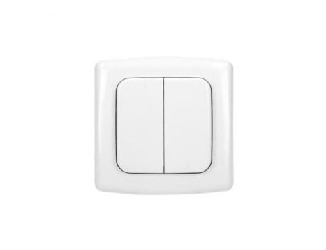 ORNO SMART HOME WŁĄCZNIK PODWÓJNY NATYNKOWY Z NADAJNIKIEM RADIOWYM......