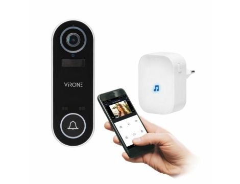 ORNO TUYA DZWONEK BEZPRZEWODOWY VIDEO IP65 + ODBIORNIK SIECIOWY WI-FI