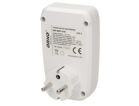 ORNO WATOMIERZ Z WYŚWIETACZEM LCD &&