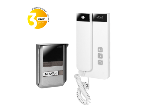 ORNO ZESTAW DOMOFONOWY JEDNORODZINNY 2 - ZYŁOWY, NATYNKOWY, SALEM ...