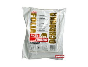 FOLIA MALARSKA 4x5 JUMBO SUPER MOCNA TRANSPARENT