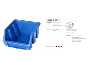 PATROL ERGOBOX 1 NIEBIESKI 116 x 112 x 75